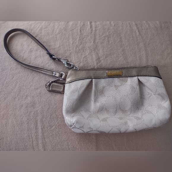 Gold Coach Clutch Wristlet - Picture 2 of 4